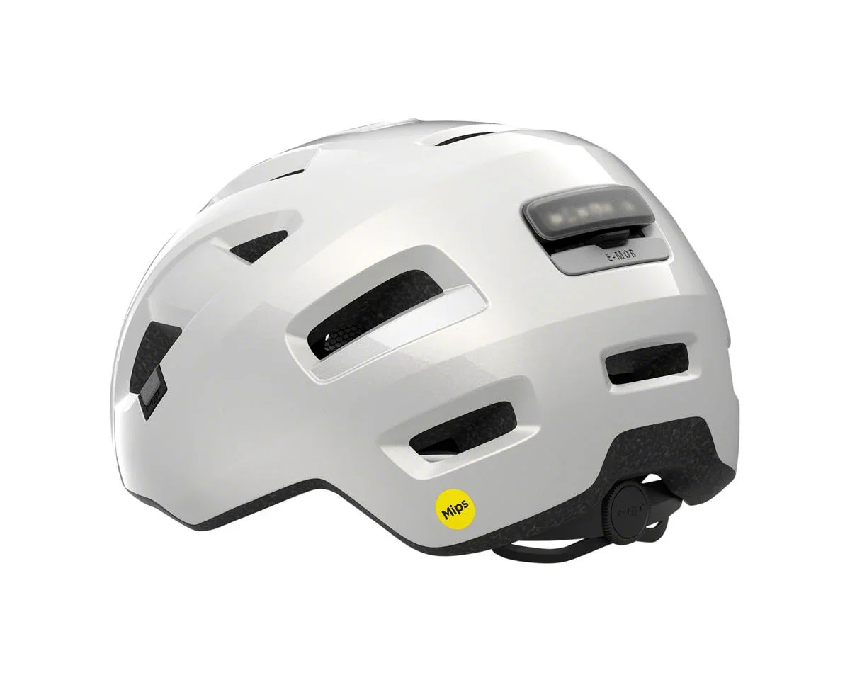 Met E-Mob MIPS Helmet (White Gloss) (M) - view 2